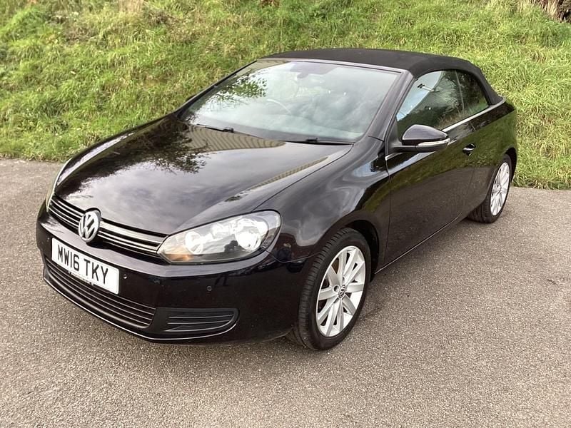 Black Used 2016 VW Golf Cabriolet SE Cabriolet | £5,000 (Good price) - Image 1/4