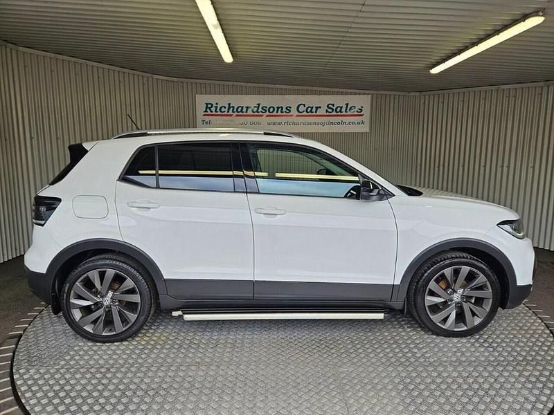 Used VW T-Cross Edition 115 HP (84 kW) 2019 White SUV