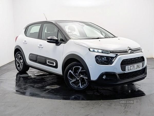 Used Citroën C3 PureTech 108 HP (79 kW) 2021 White Hatchback