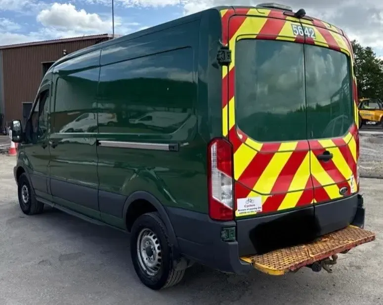 Used Ford Transit 130 HP (95 kW) 2017 Green Van