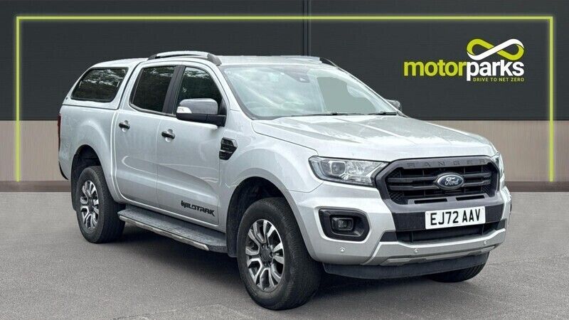 Silver metallic Used 2022 Ford Ranger Wildtrack Pickup | £20,000 (Fair price) - Image 1/4