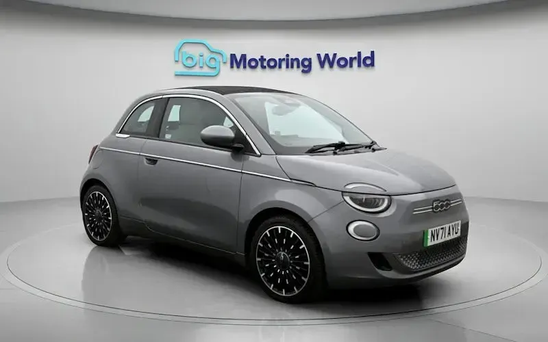 Used Fiat 500e La Prima 86 kW (118 HP) 2022 Grey Cabriolet