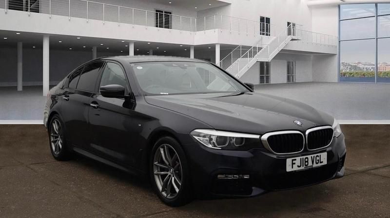 Black Used 2018 BMW 520 M Sport Sedan | £16,500 (Good price) - Image 1/4