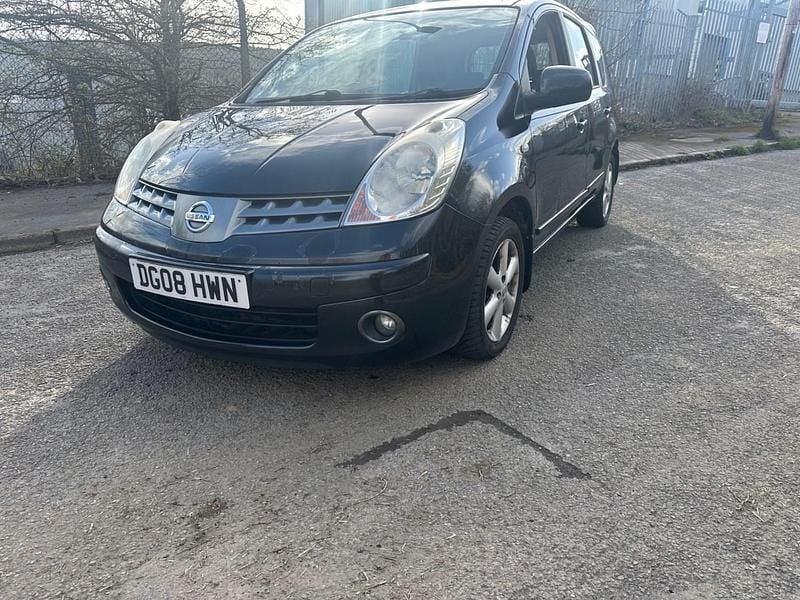 Begagnad Nissan Note Acenta 2008 Svart Halvkombi