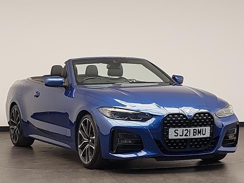 Blue Used 2021 BMW 420 M Sport Cabriolet | £28,498 (A bit pricey) - Image 1/4