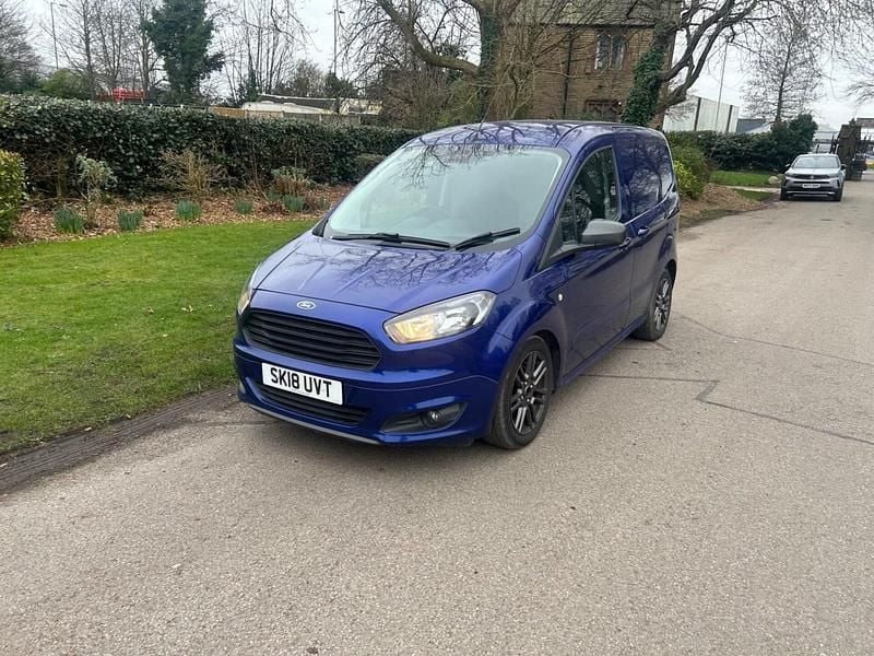 Second-hand Ford Transit Sport 95 CP (69 kW) 2018 Albastru Van