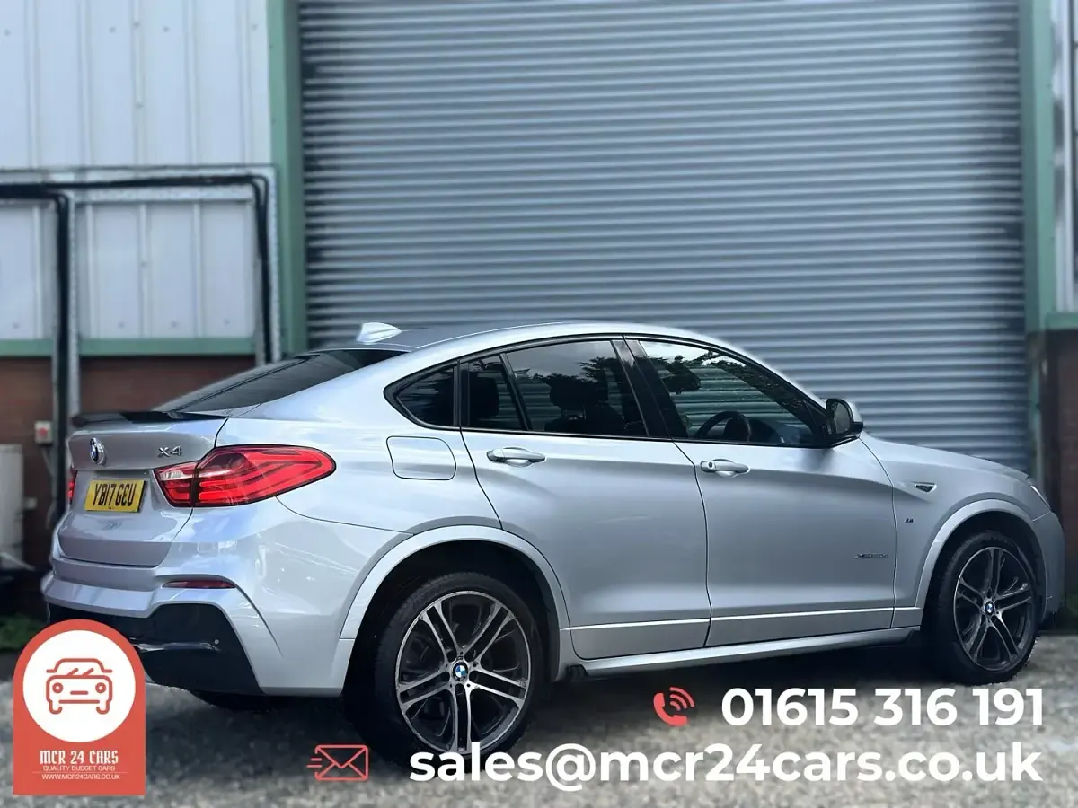 Used BMW X4 M Sport 190 HP (139 kW) 2017 Silver SUV