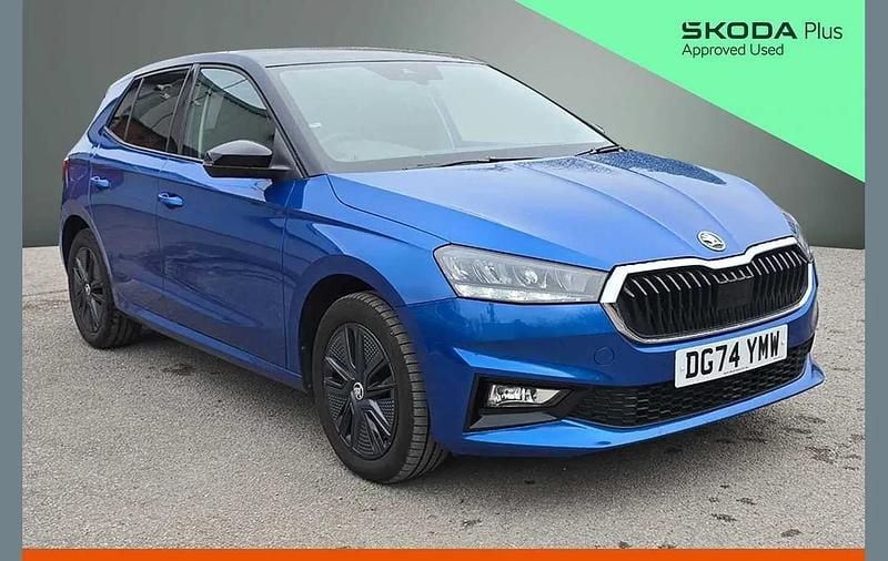 Used Skoda Fabia Colour Edition 113 HP (83 kW) 2024 Race blue metallic black magic pearl effect Hatchback
