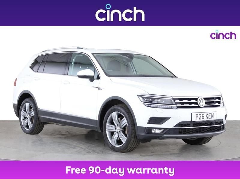 White Used 2019 VW Tiguan Allspace SEL SUV | £20,559 (Fair price) - Image 1/3