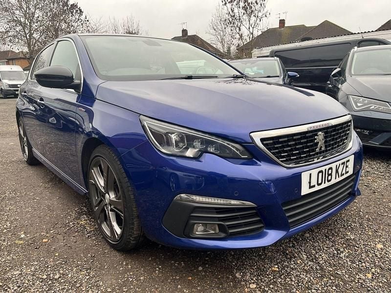 Blue Used 2018 Peugeot 308 GT-line Hatchback | £5,495 (Good price) - Image 1/2