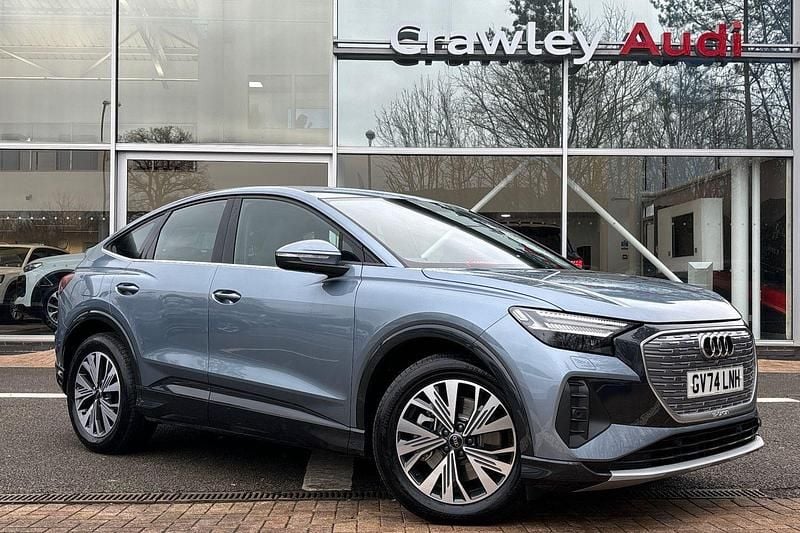 Blue Used 2024 Audi Q4 Sportback e-tron Sport SUV | £35,290 (Super price) - Image 1/4