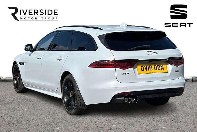 Used Jaguar XF R-Sport 2018 White Estate