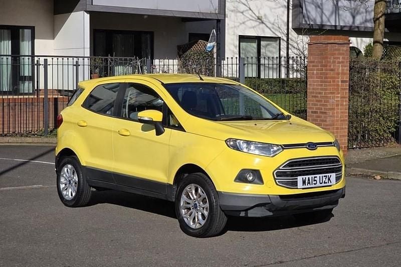 Used Ford Ecosport Zetec 112 HP (82 kW) 2015 Yellow SUV