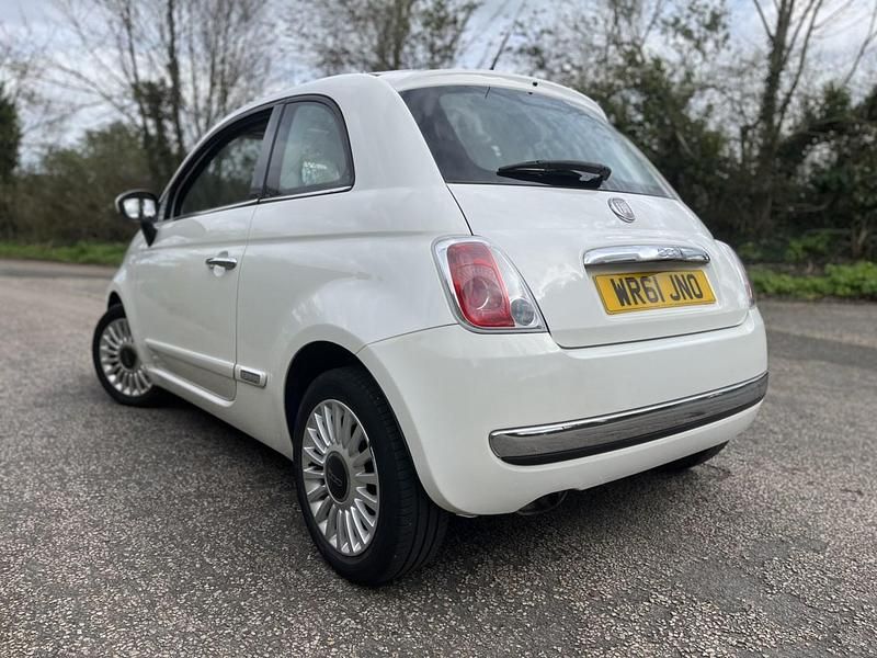 Used Fiat 500 Lounge 69 HP (50 kW) 2011 White Hatchback