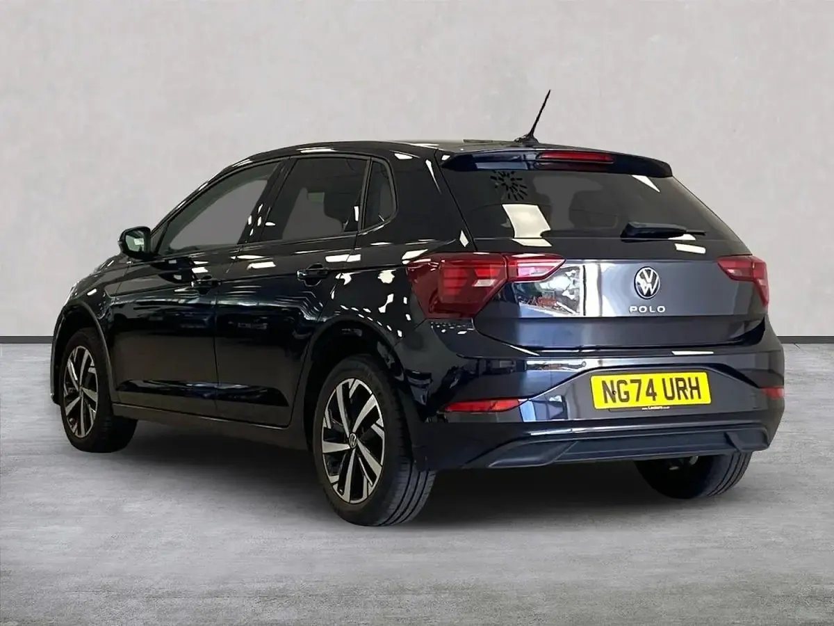 Used VW Polo Match 95 HP (69 kW) 2025 Black Hatchback