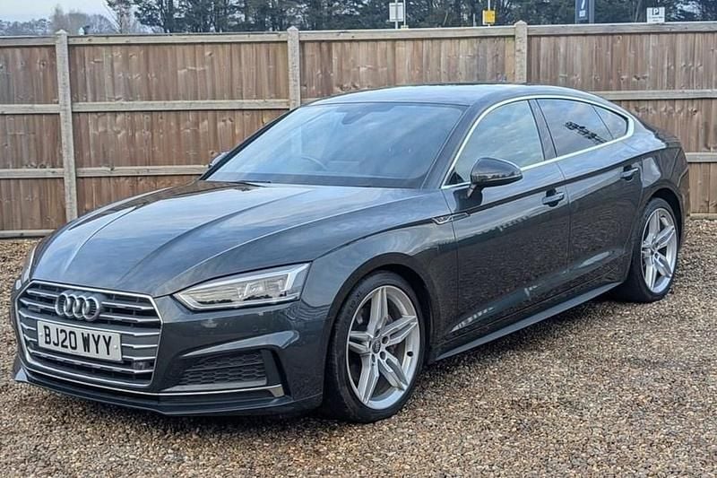 Grey Used 2020 Audi A5 Sportback S-Line Hatchback | £20,500 (Good price) - Image 1/1