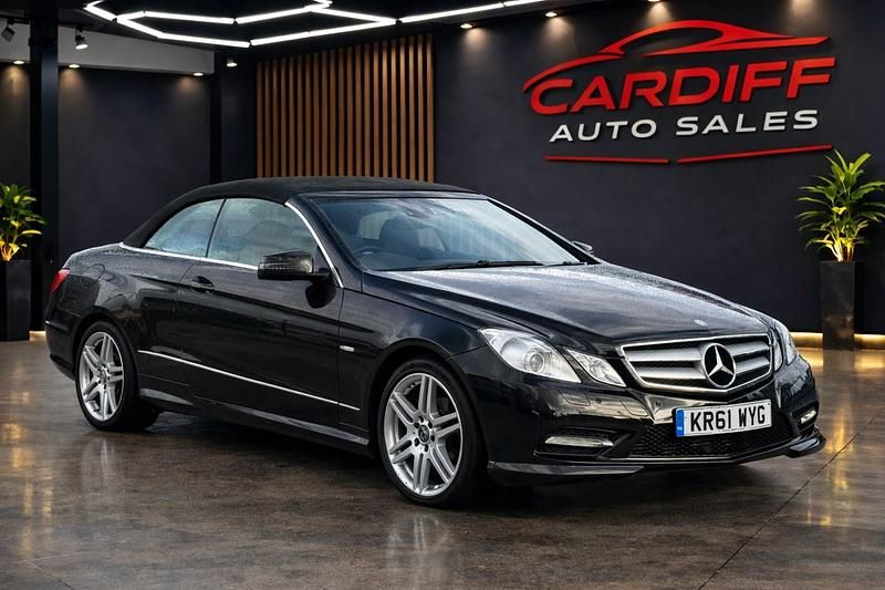 Used Mercedes E250 204 HP (150 kW) 2012 Black Cabriolet
