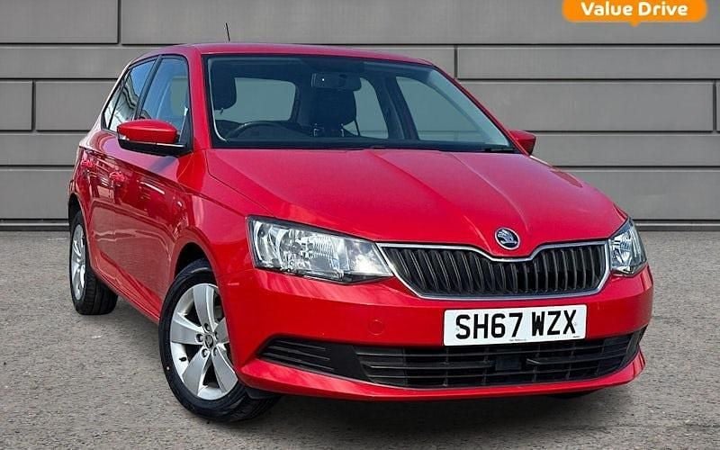 Used Skoda Fabia SE 75 HP (55 kW) 2017 Red Hatchback