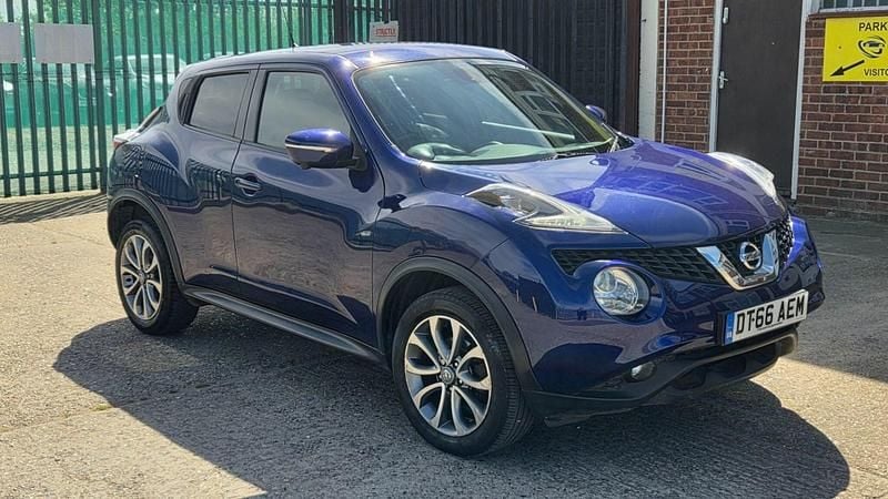 Usado Nissan Juke Tekna 2017 Azul SUV