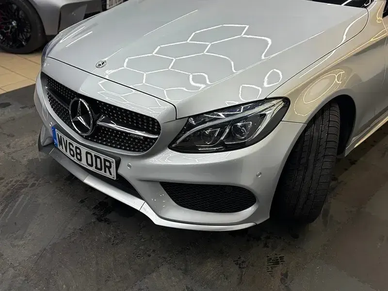 Used Mercedes C43 AMG Premium 361 HP (265 kW) 2018 Silver Sedan