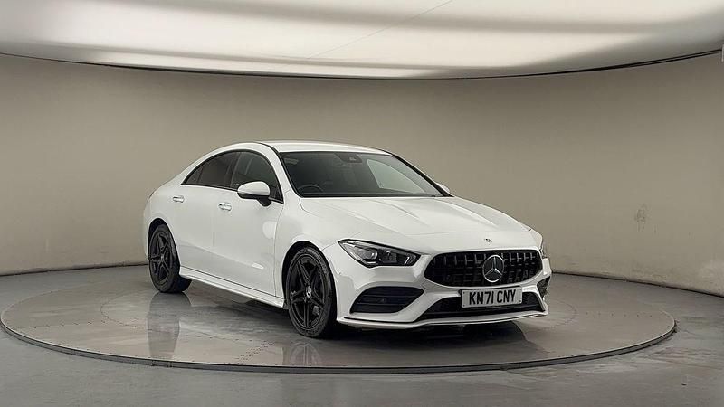 Used Mercedes CLA200 AMG line 2021 White Coupe