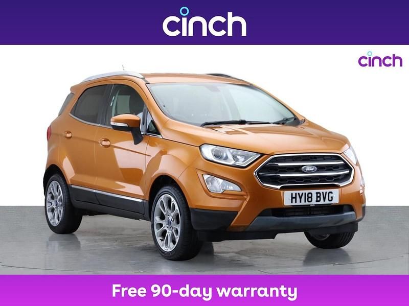 Orange Used 2018 Ford Ecosport Titanium SUV | £11,999 (Fair price) - Image 1/3