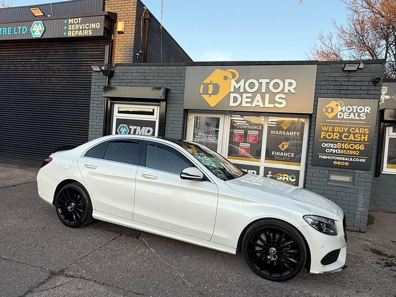 Used Mercedes C250 AMG Line Premium 2018 White Sedan