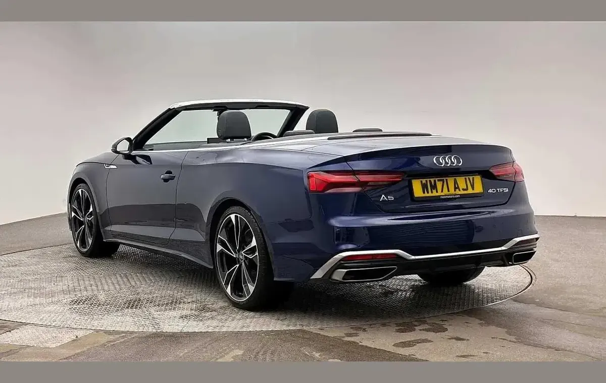 Used Audi A5 Cabriolet Comfort 200 HP (147 kW) 2022 Blue Cabriolet