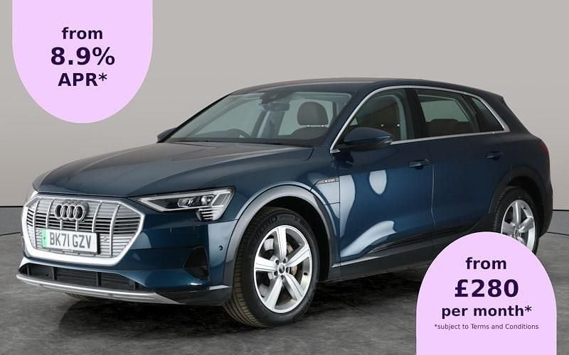 Blue Used 2021 Audi e-tron Advanced SUV | £18,979 (Fair price) - Image 1/2