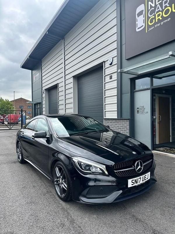 Black Used 2017 Mercedes CLA200 AMG line Sedan | £12,300 (Expensive) - Image 1/4