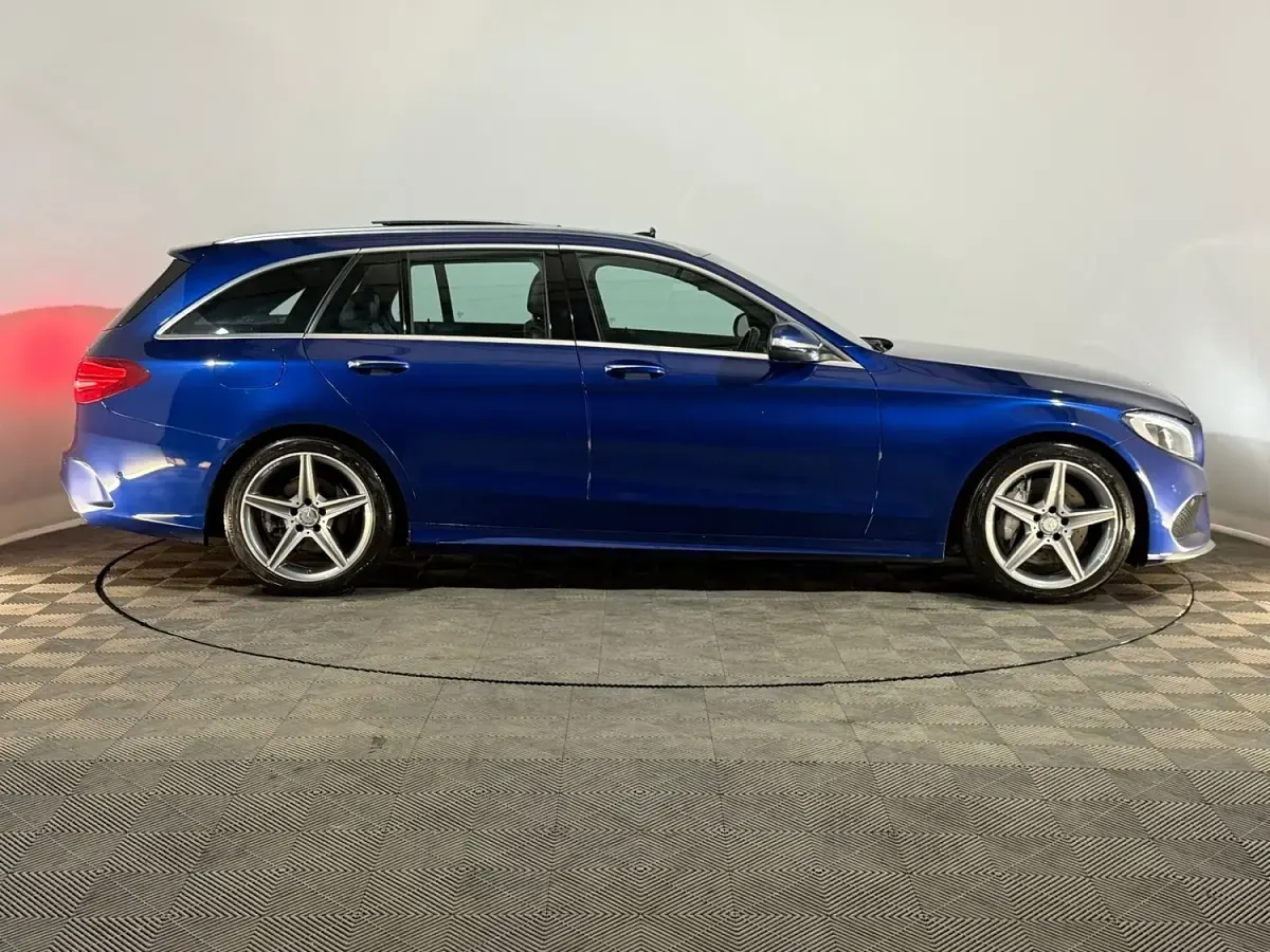 Used Mercedes C300 AMG Line Premium 2015 Blue Estate
