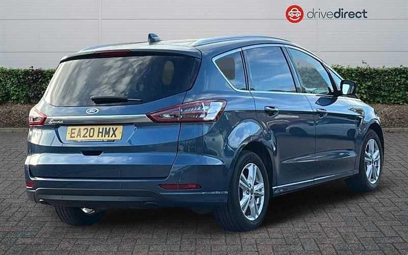 Used Ford S-MAX Titanium 150 HP (110 kW) 2019 Blue MPV