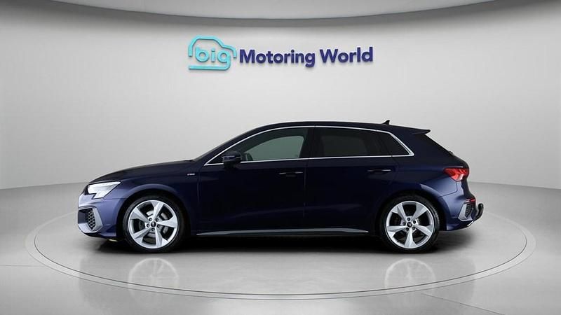 Used Audi A3 Sportback S-Line 150 HP (110 kW) 2022 Blue Hatchback