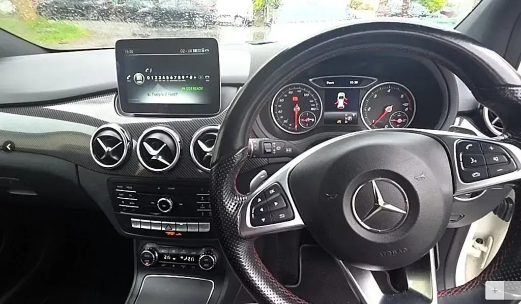 Used Mercedes B180 AMG Line Premium Plus 109 HP (80 kW) 2018 White Hatchback