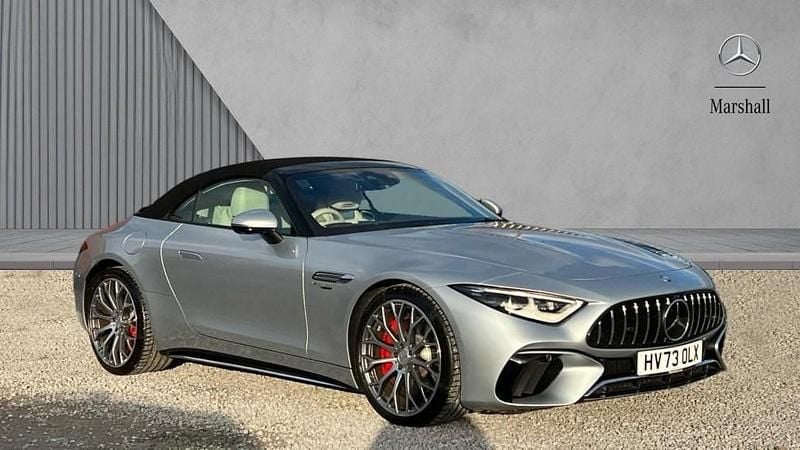 Silver Used 2023 Mercedes SL55 AMG Cabriolet | £95,980 - Image 1/4