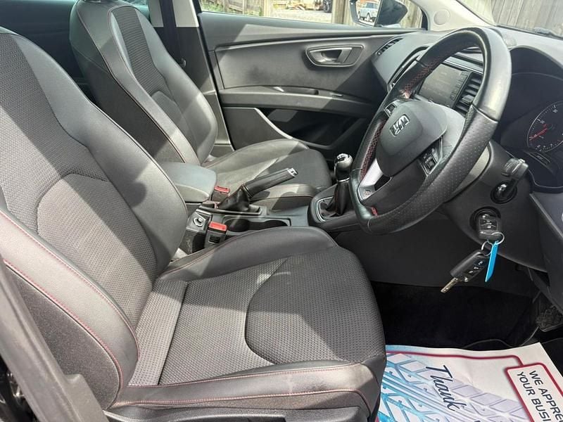 Used Seat Leon FR 184 HP (135 kW) 2016 Black Hatchback