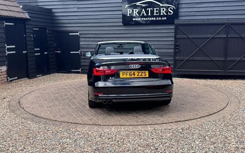 Used Audi A3 Cabriolet S-Line 150 HP (110 kW) 2015 Black Cabriolet