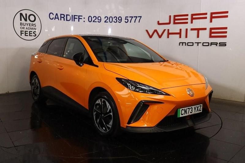 Used MG MG4 EV Trophy 2023 Orange Hatchback