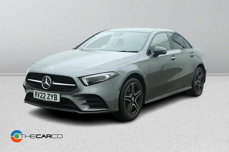Used Mercedes A250 AMG line 218 HP (160 kW) 2022 Grey Sedan