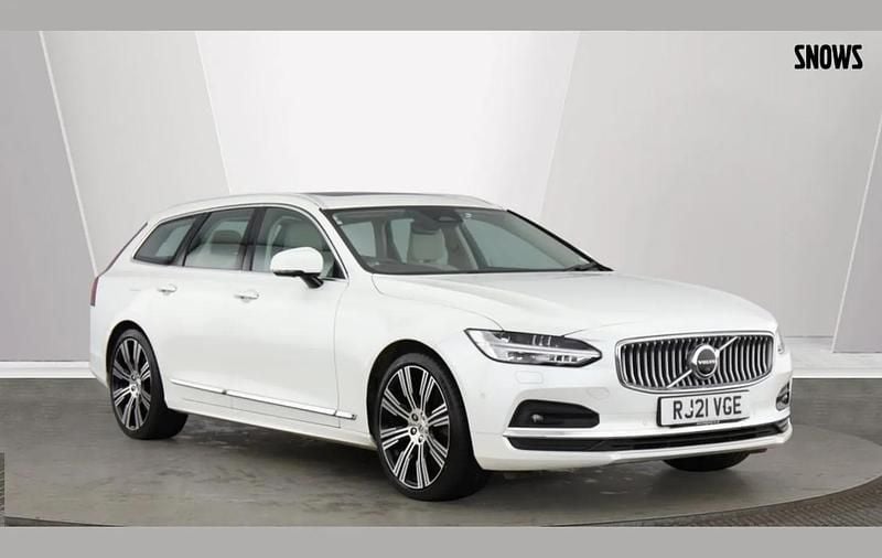 Used Volvo V90 Inscription 197 HP (144 kW) 2021 Crystal white Estate