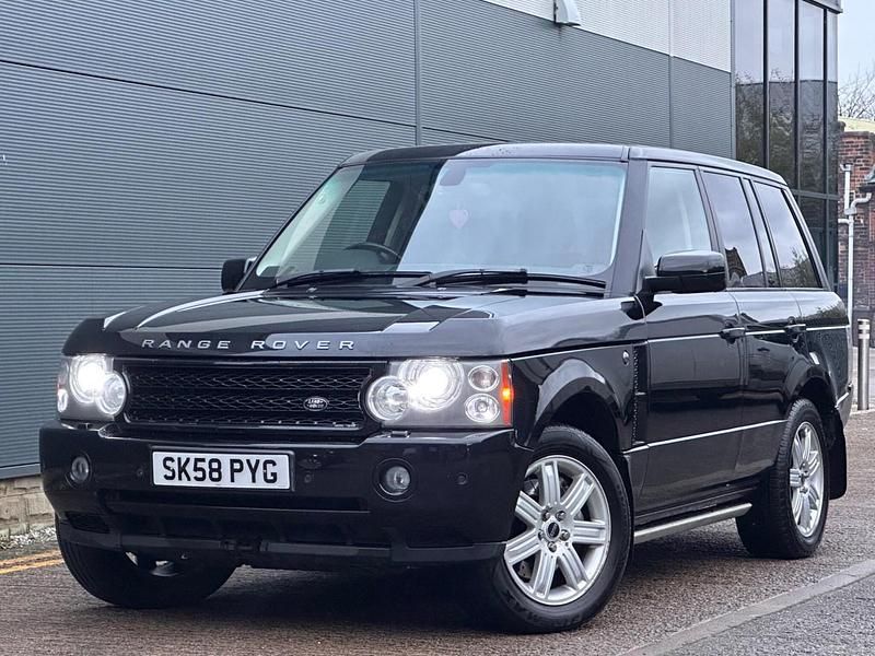 Black Used 2008 Land Rover Range Rover Vogue SUV | £6,495 (Expensive) - Image 1/4