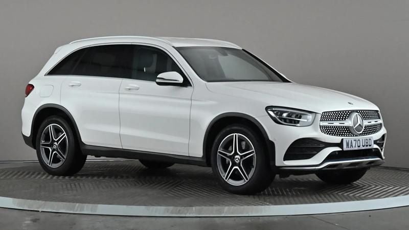 White Used 2020 Mercedes GLC220 AMG line SUV | £24,477 (Fair price) - Image 1/4