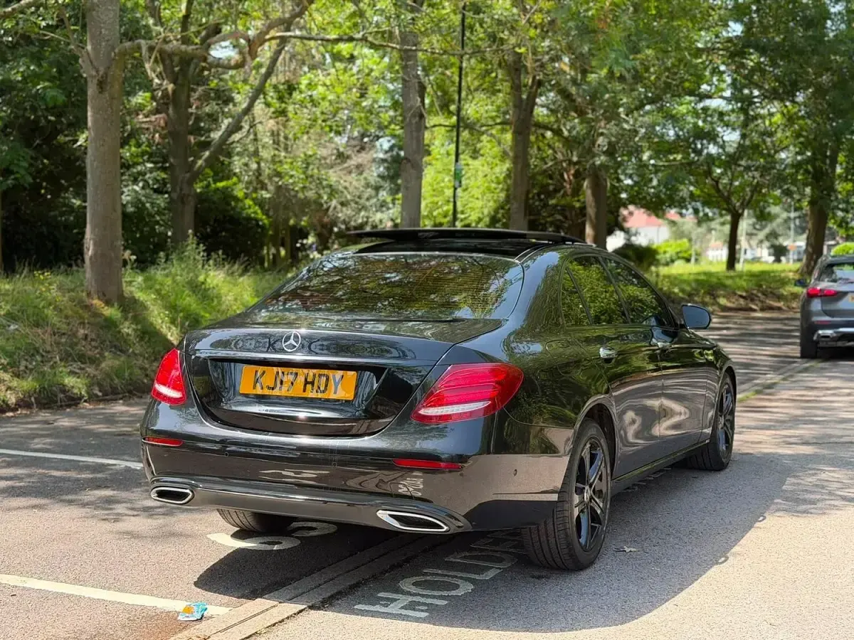 Used Mercedes E220 Premium 2017 Black Sedan