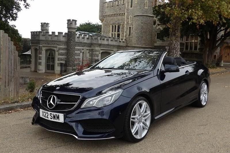 Blue Used 2016 Mercedes E220 AMG line Cabriolet | £16,490 (Fair price) - Image 1/1