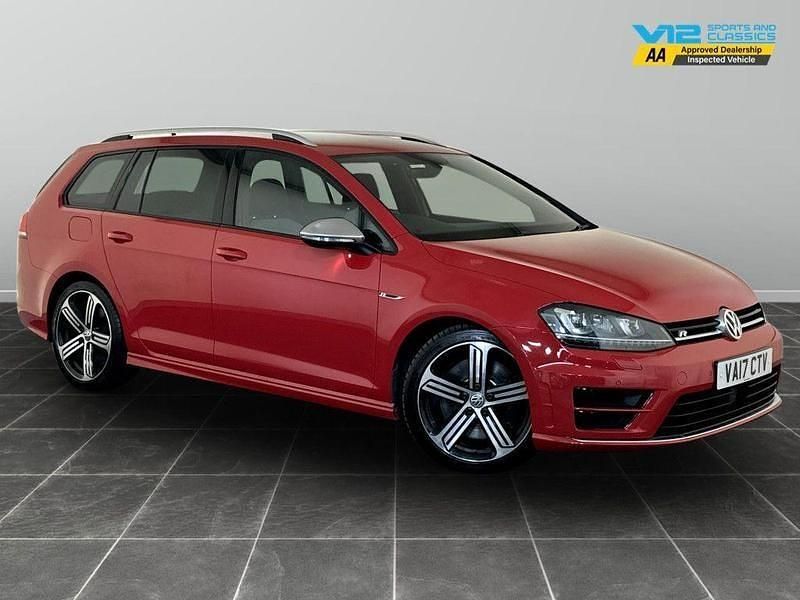 Red Used 2017 VW Golf VII R Estate | £16,895 (Fair price) - Image 1/2
