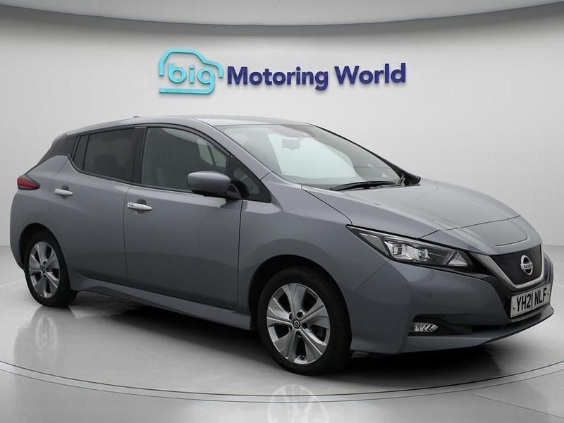 Grey Used 2021 Nissan Leaf Tekna Hatchback | £10,500 (Fair price) - Image 1/4