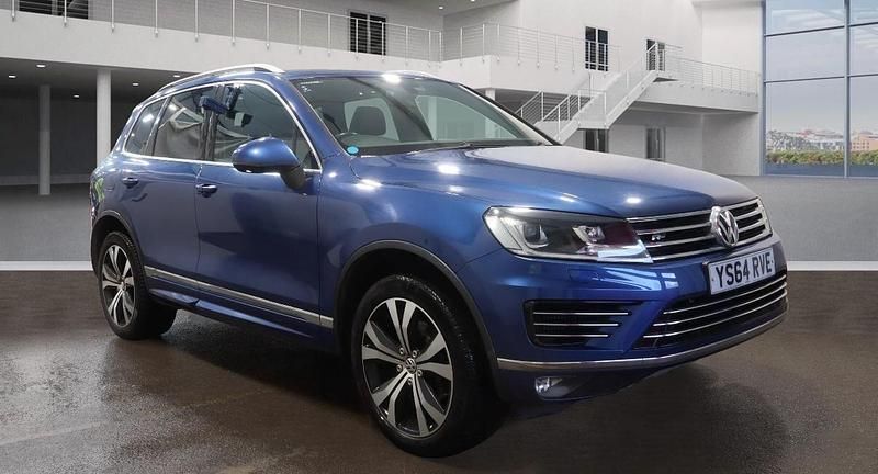 Used VW Touareg R-line 2015 Blue SUV