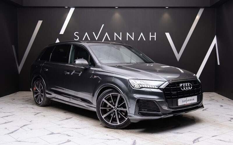 Grey Used 2022 Audi Q7 Black Edition SUV | £42,490 (Good price) - Image 1/4