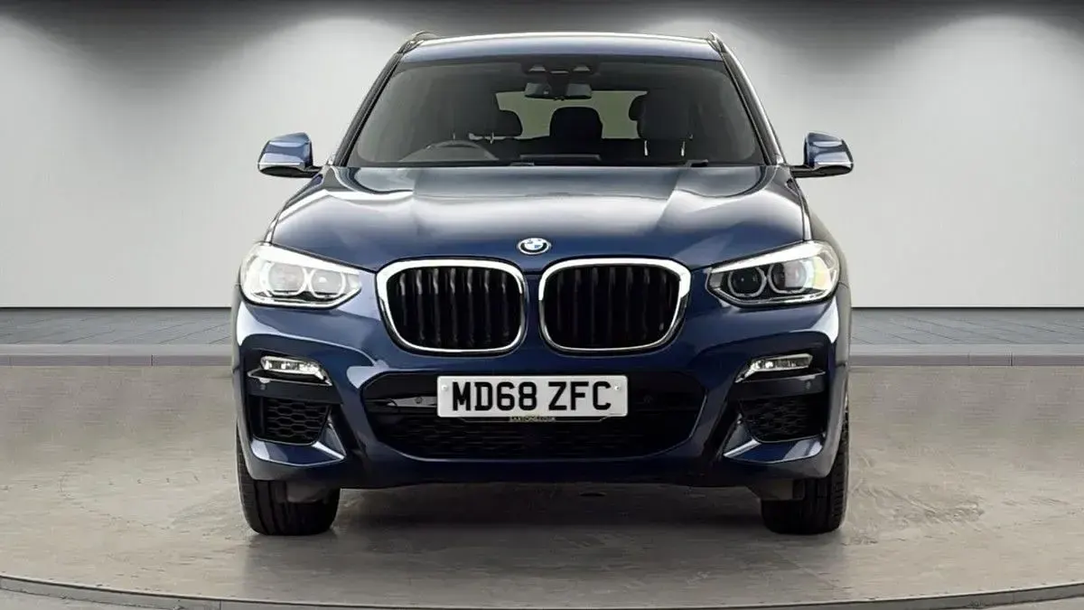Used BMW X3 M Sport 265 HP (194 kW) 2018 Phytonic blue SUV