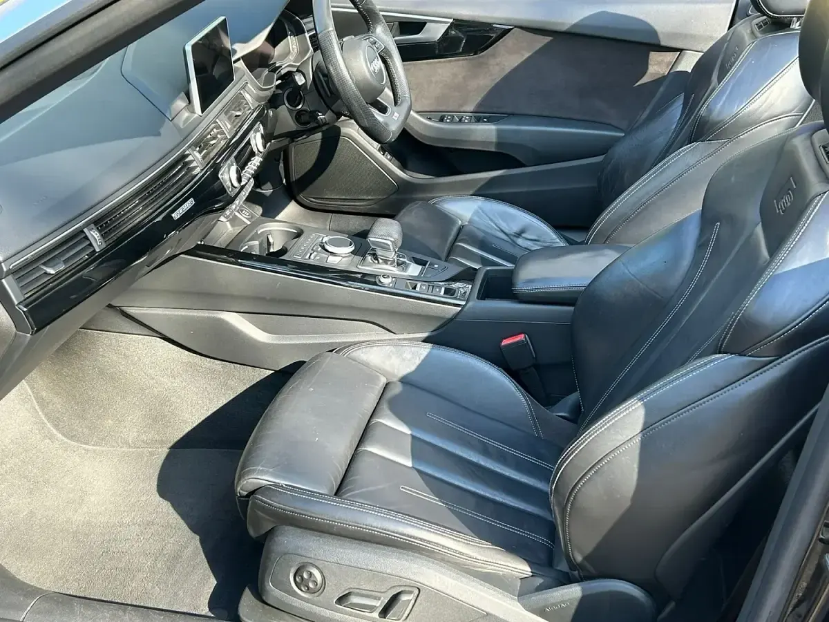 Used Audi A5 Cabriolet S-Line 252 HP (185 kW) 2017 Black Cabriolet